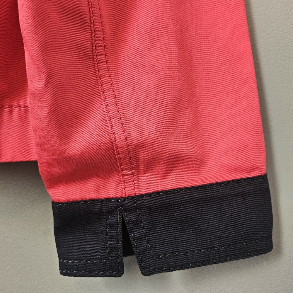 Akris Punto Boxy Cotton Gabardine Jacket Pink Size 14 New - Picture 6 of 8